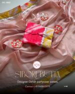 Sibori Butta Partywear saree - Image 2