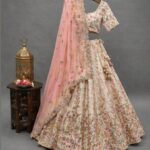pink Silk Lehenga