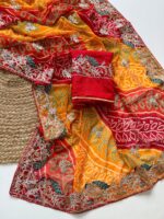 bandhej saree