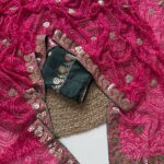 Designer Multi Foil Gotta Bandhej Saree | Festive Wear Saree