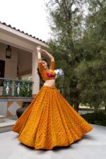 Navratri 2026 Bandhej Georgette Lehenga Choli (8M Flare) - Image 8